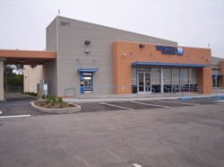 Exterior of the Wescom Financial branch in Hawthorne, California.