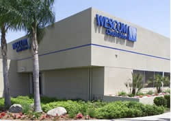 Exterior of the Wescom Financial branch in Signal Hill, California.